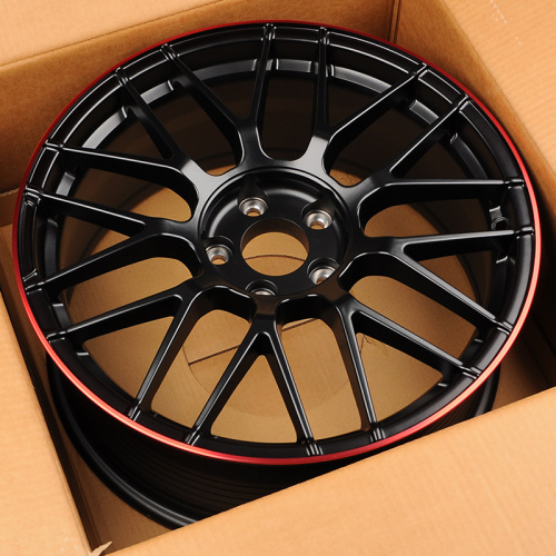 KoKo Kuture FF519 7.5x17/5x112 D66.45 ET35 Matte Red Black Lip