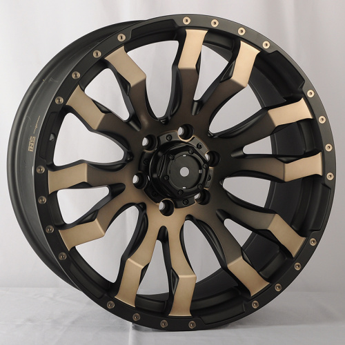Koko Kuture 0215 9.0x20/6x139.7 D106 ET10 Satin Black Machined With Dark Tinted Clear