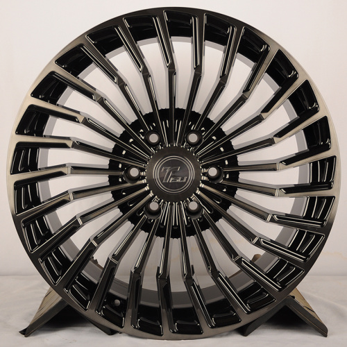 Tisli Spark B 9.0x20/6x139.7 D106.1 ET20 Black Machined Black Coat