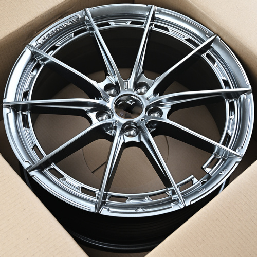 KoKo Kuture FF586 8.0x18/5x112 D66.45 ET38 Titanium Silver