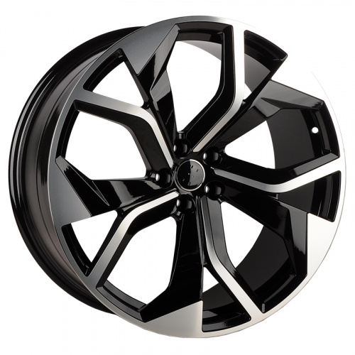 IWheel B376 10.0x22/5x112 D66.45 ET26 Black Machined Face