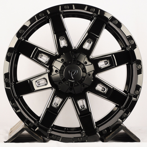 Powcan BK5261 9.0x18/6x139.7 D106.1 ET15 BLK/MIL