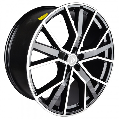 Powcan BK5131 9.5x22/5x112 D66.6 ET28 Black Machined