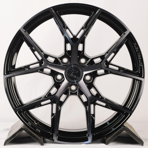 Tisli Hyperion H 8.5x19/5x112 D66.6 ET35 Black Face Machined With Black Coat