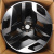KoKo Kuture 0371 10.0x23/5x120 D72.6 ET43 Satin Black Machine Face