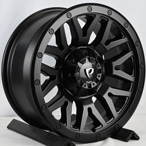 Powcan Y5369 8.0x17/5x139.7 D77.8 ET15 Black Matt