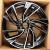 Powcan BK5772 8.0x18/5x112 D57.1 ET45 Black+Machine Surface Powcan BK5772 8.0x18/5x112 D57.1 ET45 Black+Machine Surface