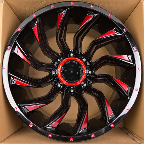IWheel IV-1285 12.0x20/6x139.7 D110.1 ET-44 B+Milling+Red