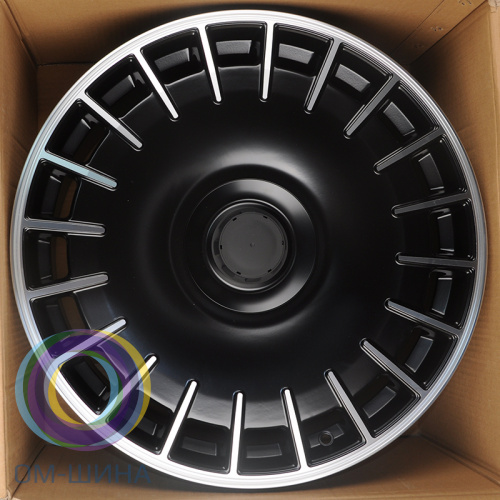 RGW Wheels MH148 8.5x20/5x112 D66.6 ET36 Matt Black Machined Lip (в круг)