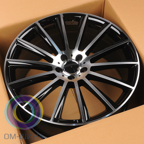 HMD 7012 10x21/5x112 D66.6 ET46 Black Machine Face (в круг)