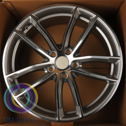 Anzoo H3003D 8.0x18/5x112 D66.56 ET30 Gunmetal Machine Face