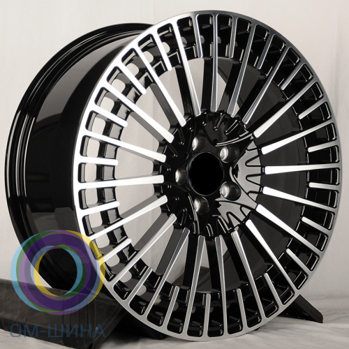 IWheel CR100 10.0x20/5x112 D66.56 ET48.1 Black Machined Face (задняя ось)