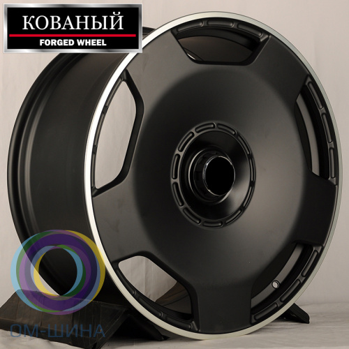 IWheel CR60365 9.5x22/5x112 D66.56 ET42 Matt Black Machined Lip (передняя ось)