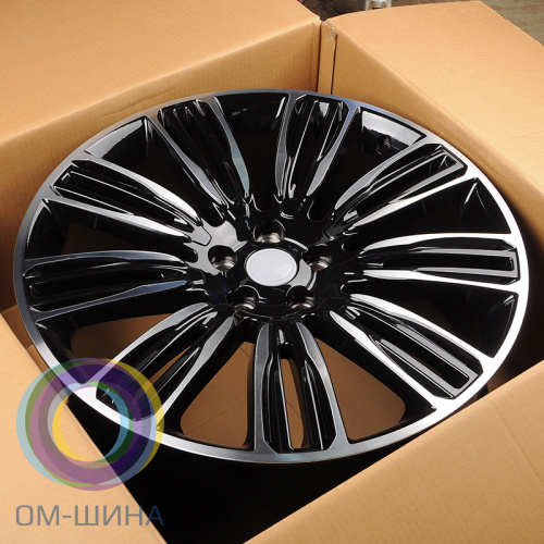 Anzoo HP716D 9.5x22/5x120 D72.6 ET45 Black Machine Face