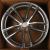 Anzoo H3003D 8.0x18/5x112 D66.56 ET30 Gunmetal Machine Face Anzoo H3003D 8.0x18/5x112 D66.56 ET30 Gunmetal Machine Face