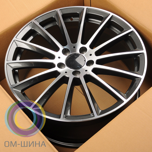 Anzoo H3061F 9.5x19/5x112 D66.5 ET43 Gunmetal Machine Face (задняя ось)