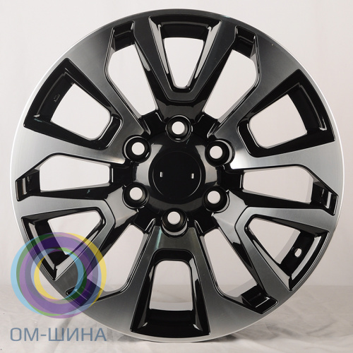Anzoo H887D 7.5x19/6x139.7 D106.1 ET25 Black Machined Face