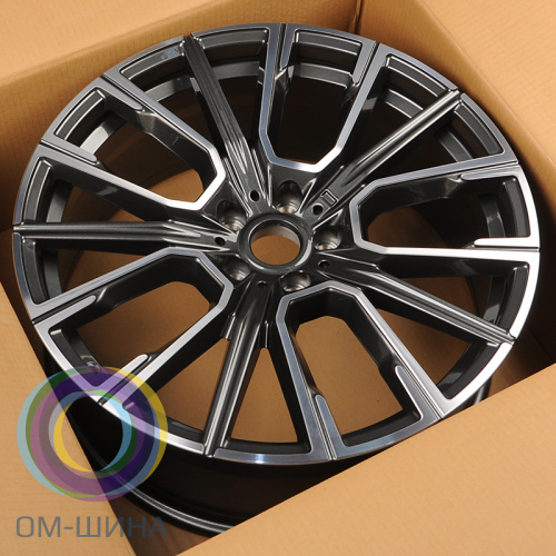 Anzoo H3168F 9.5x20/5x112 D66.5 ET35 Gunmetal Machine Face (задняя ось)