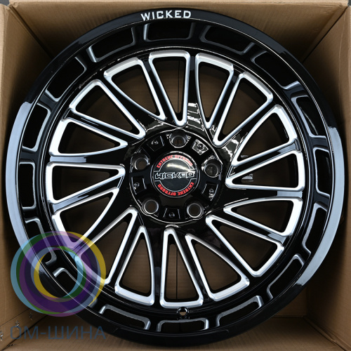 IWheel FA648 10.0x20/5x139.7 D87.1 ET-19 Gloss Black Milled