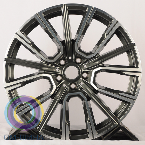 Anzoo H3168F 9.5x20/5x112 D66.5 ET35 Gunmetal Machine Face (задняя ось)