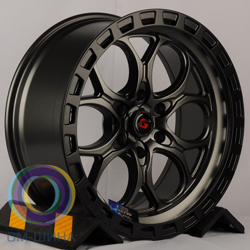 Anzoo GRAXY Z-03 9.0x20/6x139.7 D106.1 ET12 Matt Dark Gunmetal+Matt Black Lip