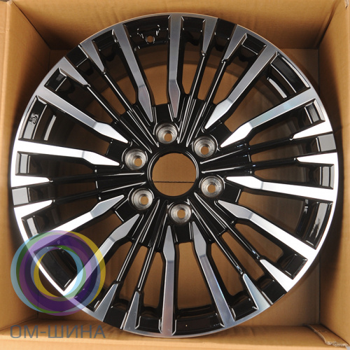 Anzoo H891D 8.0x20/6x139.7 D78.1 ET35 Black Machined Face