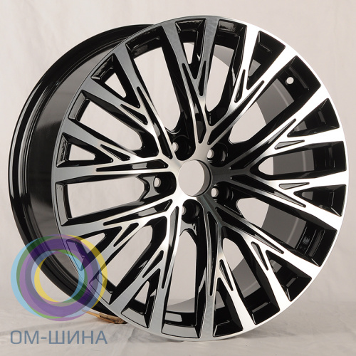 Anzoo FBX046-9 8.5x19/5x112 D66.45 ET35 Gloss Black Machine Face