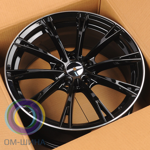 Anzoo FBX006-7 7.5x17/5x112 D66.5 ET35 Black Machine Lip