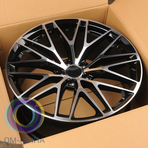 Anzoo H3086F 10.0x20/5x112 D66.5 ET19 Black Machined Face (задняя ось)