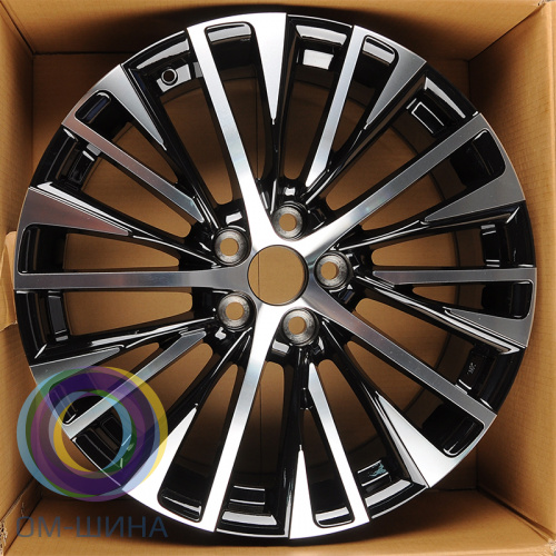 Anzoo H952D 8.0x18/5x114.3 D60.1 ET45 Black Machined Face 