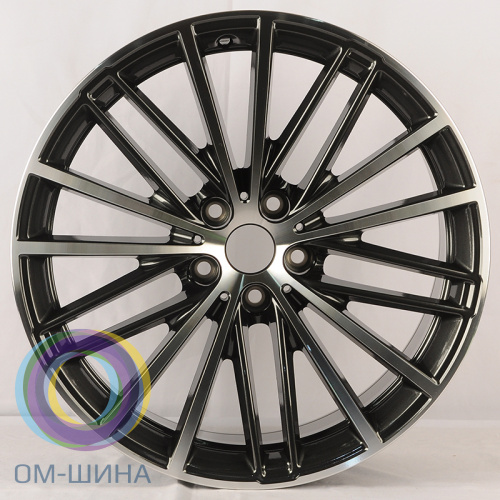 Anzoo H3071F 9.0x19/5x112 D66.5 ET44 Gunmetal Machine Face (задняя ось)