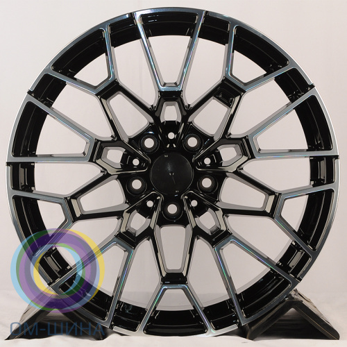 Anzoo FBX251-20 8.5x20/5x112 D66.56 ET26 Black Machine Face (передняя ось)