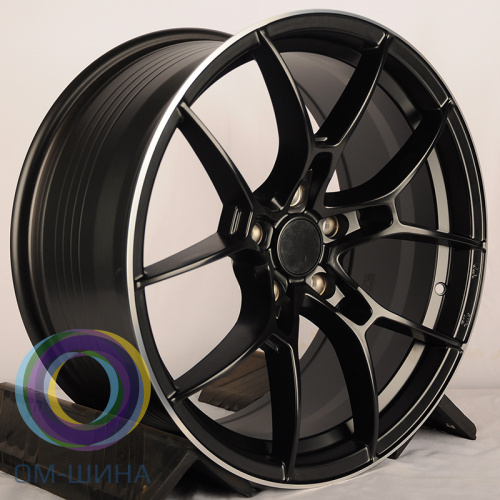 HMD DQ020 8.5x18/5x114.3 D73.1 ET38 Matt Black Machined Line