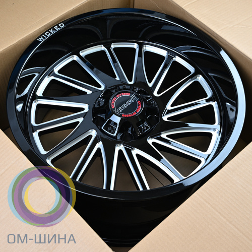 IWheel FA648 10.0x20/5x139.7 D87.1 ET-19 Gloss Black Milled