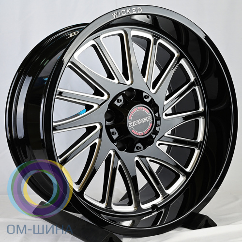 IWheel FA648 10.0x20/5x139.7 D87.1 ET-19 Gloss Black Milled