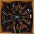Anzoo JT227-20 9.0x20/6x139.7 D110.1 ET0 Gloss Black+Milling window+red coating