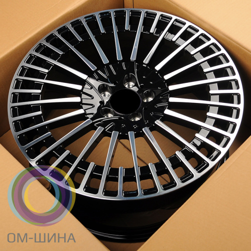 IWheel CR100 10.0x20/5x112 D66.56 ET48.1 Black Machined Face (задняя ось)