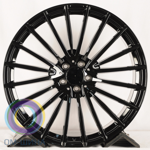 IWheel FB337 9.0x22/5x112 D66.6 ET32 Gloss Black (передняя ось)