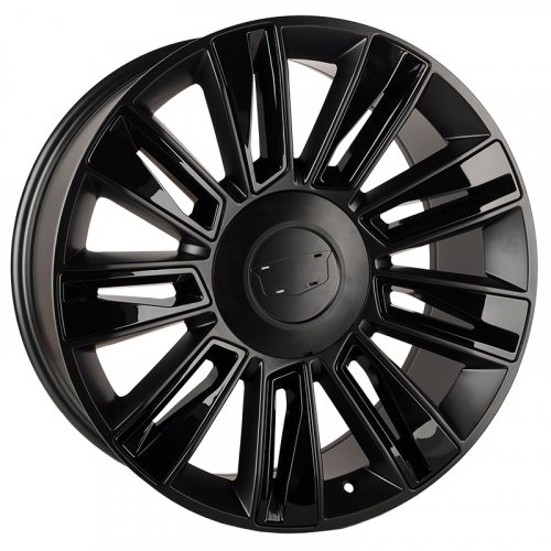 Luistone L1337 9.0x22/6x139.7 D78.1 ET25 Black Matt Wheel-Gloss Black Decoration Strip