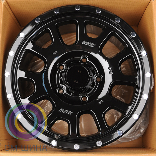 Anzoo JT034-8 9.0x18/5x150 D110.1 ET18 Black+Rivets