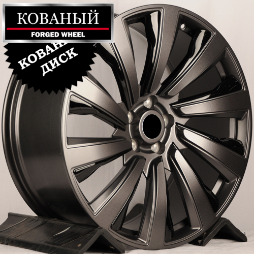RGW Wheels RGW708L 9.5x23/5x120 D72.56 ET42.5 Matte Grey+Trim Sprit левый 