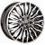 Ivision Wheel D1490 7.5x18/5x112 D66.6 ET52 BKF Ivision Wheel D1490 7.5x18/5x112 D66.6 ET52 BKF