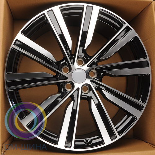 Anzoo H3091F 9.5x22/5x120 D72.6 ET45 Black Machined Face