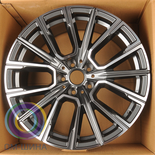 Anzoo H3074F 8.5x20/5x112 D66.5 ET25 Gunmetal Machine Face (передняя ось)