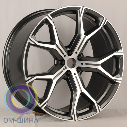 Anzoo H959F 10.5x22/5x112 D66.5 ET43 Gunmetal Machine Face (задняя ось)