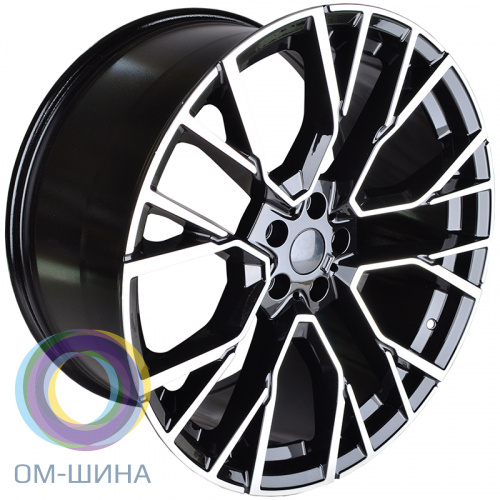 IWheel CR03016 10.5x22/5x112 D66.56 ET40 Black Machined Face (задняя ось)
