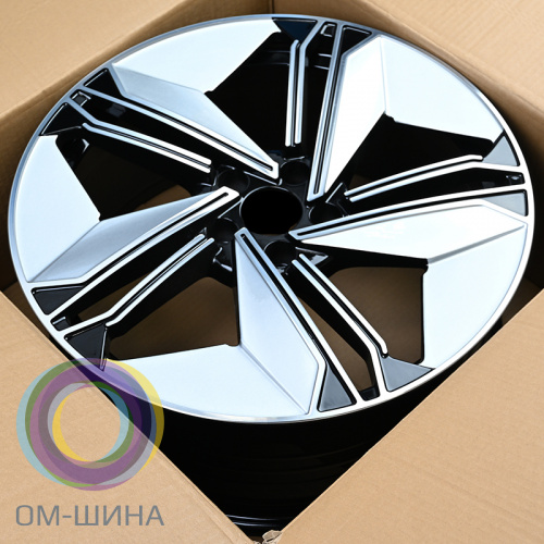 IWheel FBX334-9 8.5x19/5x112 D66.6 ET35 Black+Silver+Machine Face