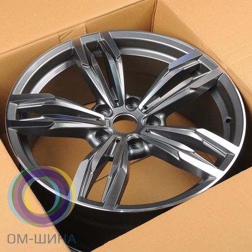 Anzoo XJ057 7.5x17/5x120 D72.6 ET25 Light Gray Machined