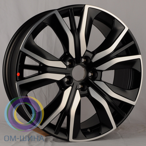 Anzoo 16066 8.0x20/5x114.3 D66.4 ET45 Black Machine Face