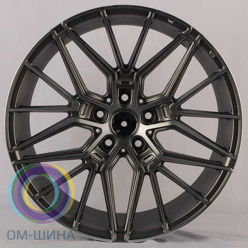 HMD 5280 8.5x19/5x108 D65.1 ET40 Matt Grey Machine Face